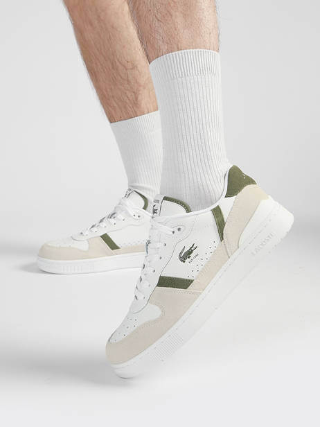 Sneakers Uit Leder Lacoste Wit men 1SMA0168 ander zicht 1